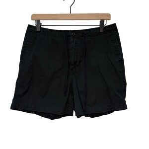 Eddie Bauer Womens Black Cotton Blend Casual Outdoor Shorts size 12